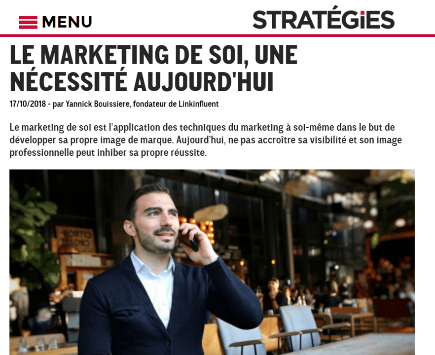 Le marketing de soi une nécessité aujourd'hui