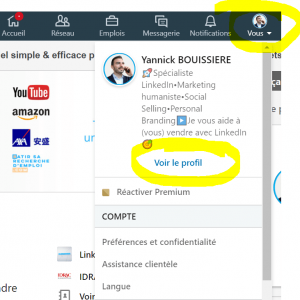 linkedin qui a vu mon profil