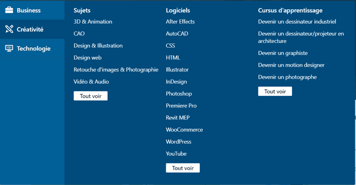 LinkedIn learning cr&eacute;ativit&eacute;