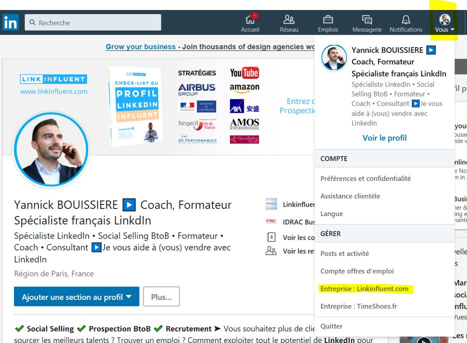 Inviter les contacts LinkedIn &agrave; suivre sa page LinkedIn entreprise - Tutoriel