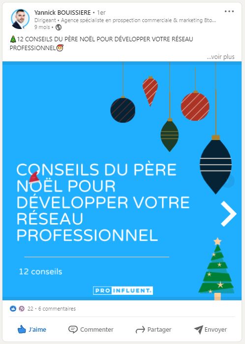 Carrousel LinkedIn : les avantages
