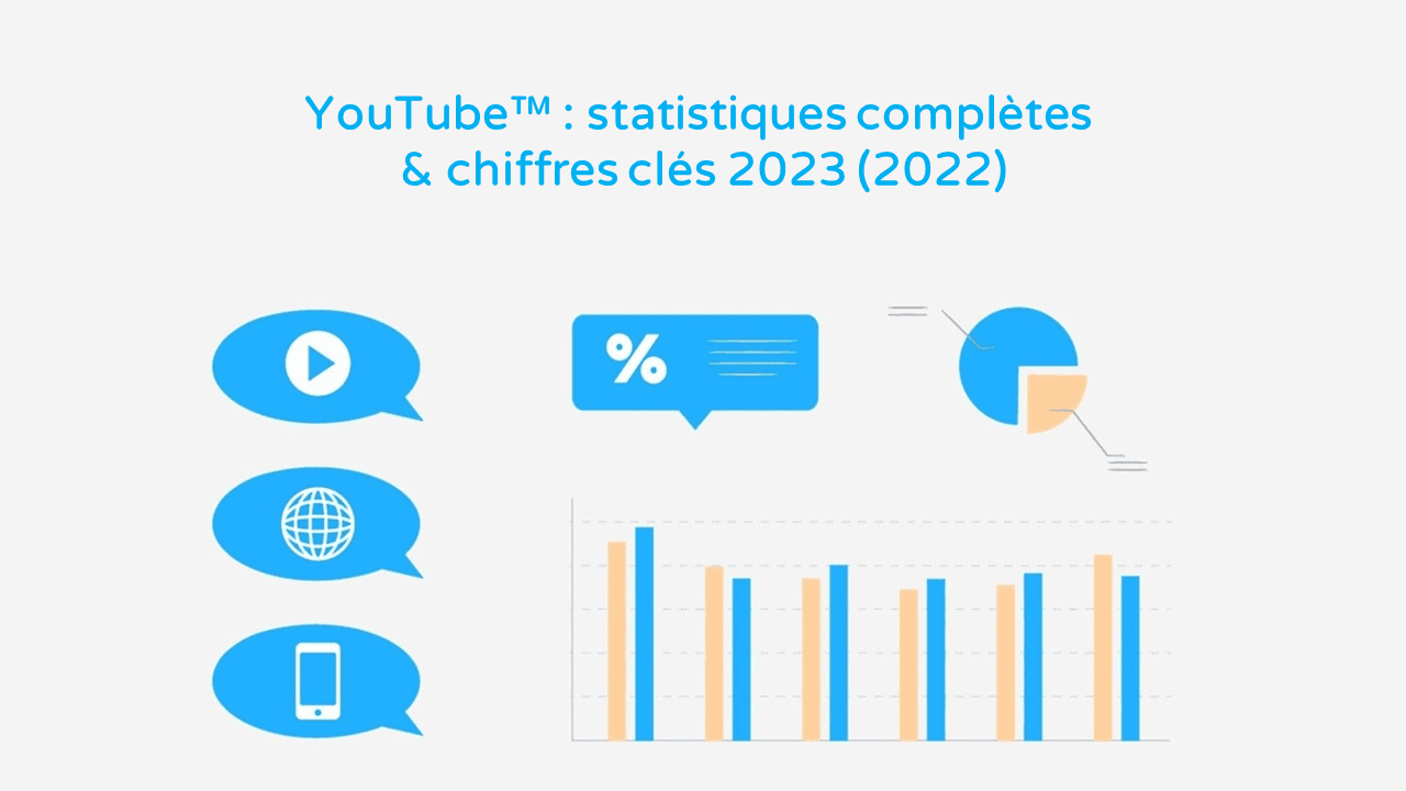 Chiffres cl&eacute;s YouTube 2023