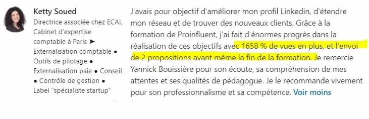 La Méthode Proinfluent® : Témoignages