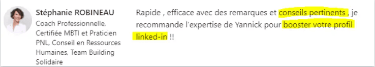 formation LinkedIn particuliers : témoignages