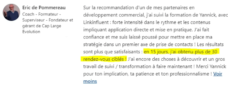 La Méthode Proinfluent® : Témoignages